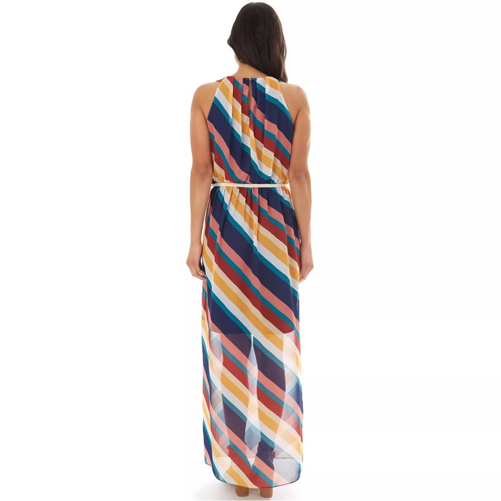 Striped Multicolor Maxi Dress - Picture 2 of 8
